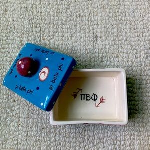 Vintage Pi Beta Phi pin box